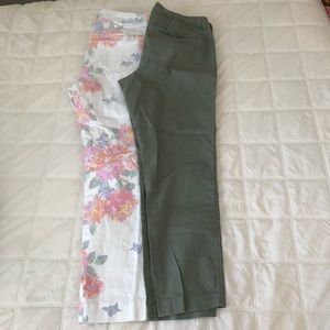 Old navy size 10 pixie chinos